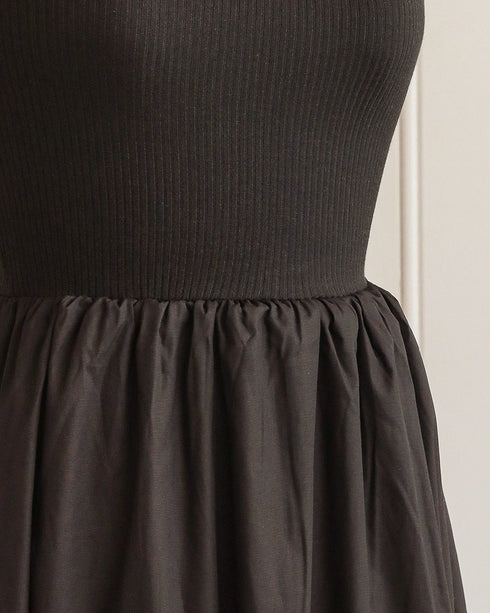 Ink Wash Midi Dress